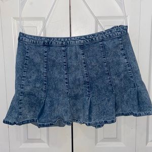 Y2K Denim mini skirt